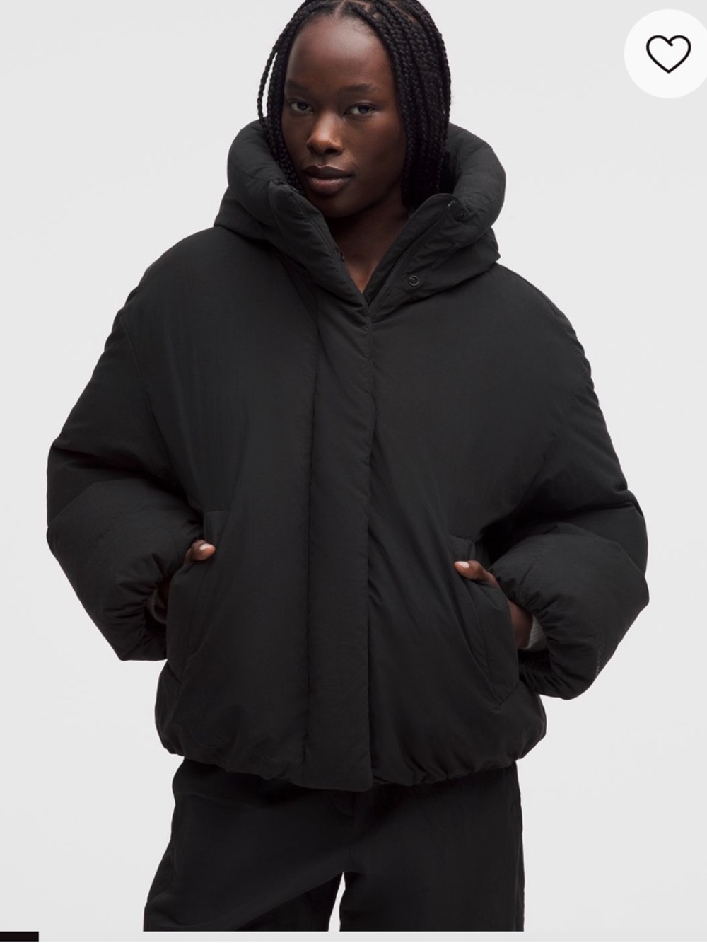 NWOT lululemon Bubble-Hem 600-Down-Fill Puffer Jacket